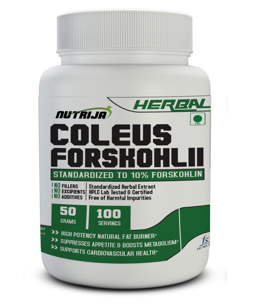 NUTRIJA FORSKOLIN (COLEUS FORSKOHLII EXTRACT) 50 gm Fat Burner Powder