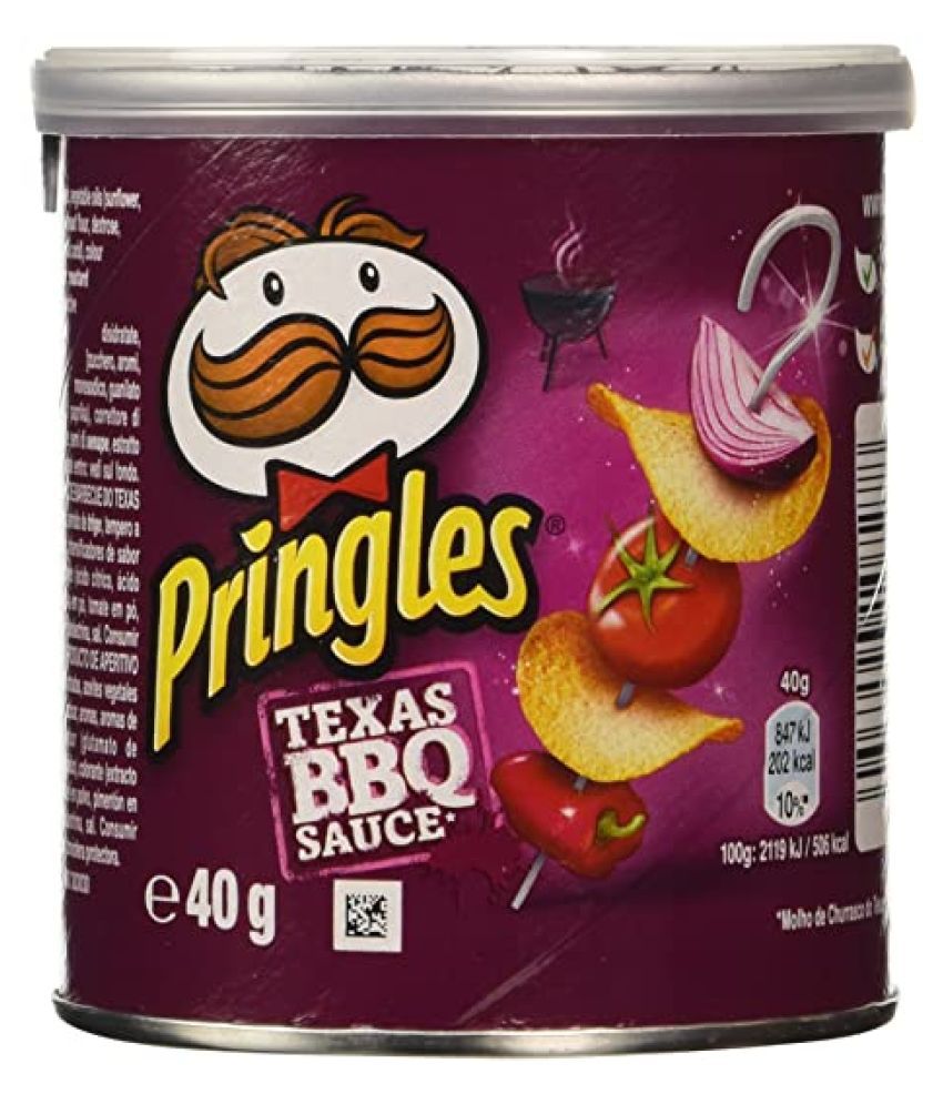 Pringles Texas BBQ Sauce Pop & Go Potato Chips 40 g: Buy Pringles Texas ...
