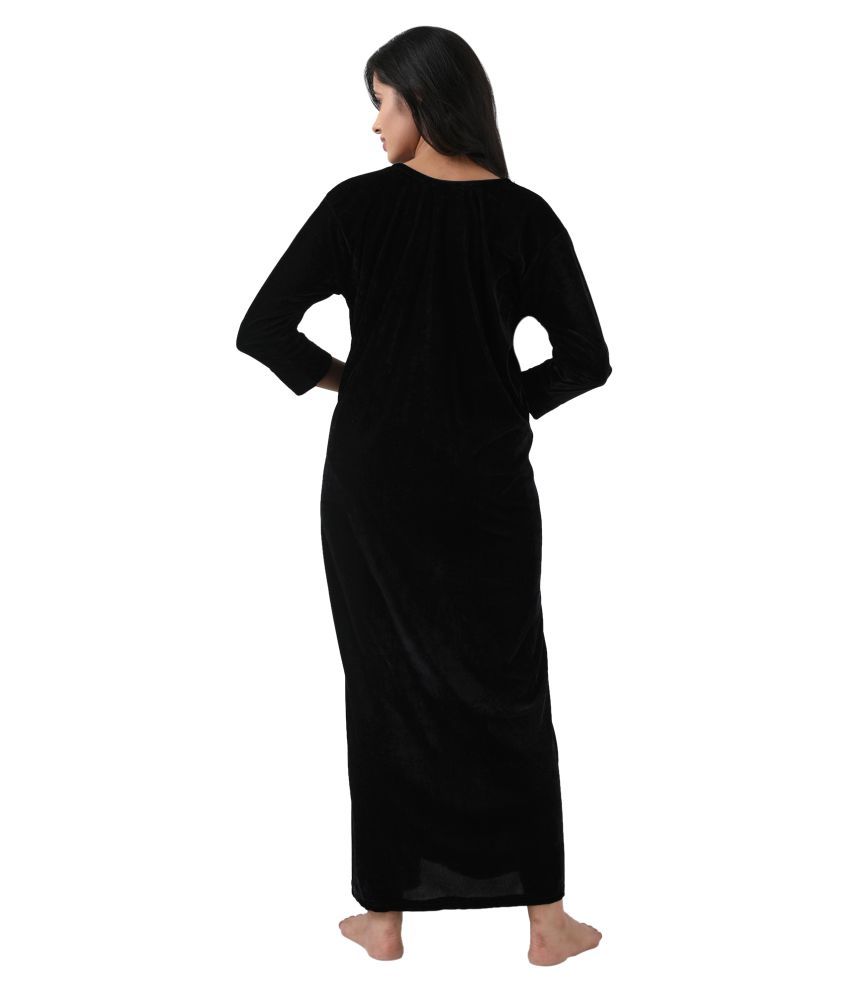 velvet nighty design