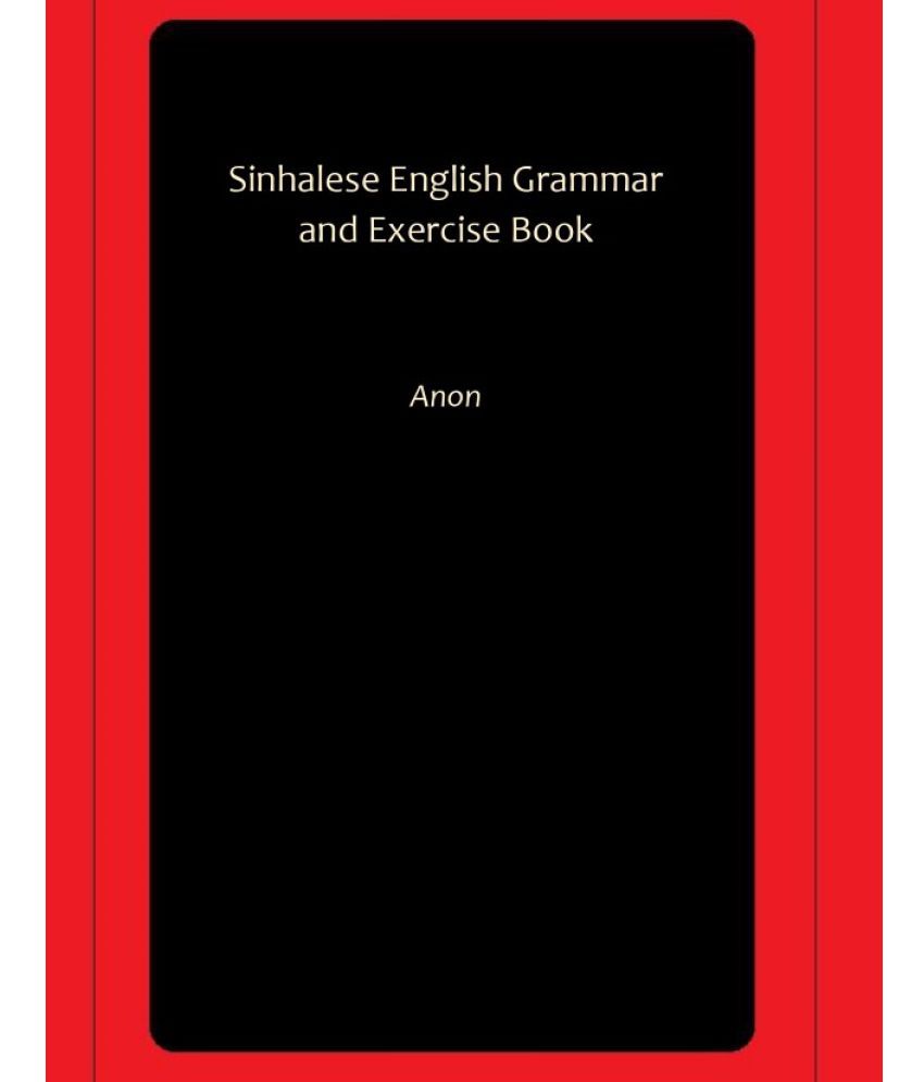     			Sinhalese English Grammar and Exercise Book