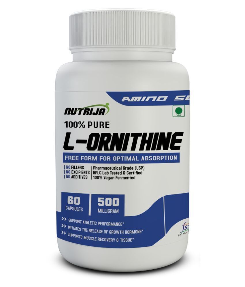     			NUTRIJA L-ORNITHINE 500MG 60 no.s Capsule