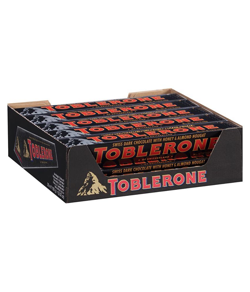 Toblerone imported Dark Chocolate 100 g Pack of 20 Buy Toblerone imported Dark Chocolate 100 g