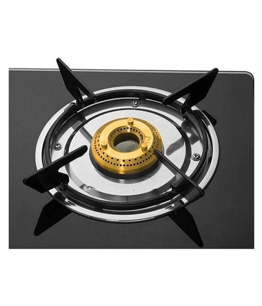 Fabiano Fabsurya Stainless Steel with Glass Top 2 Burner Gas Stove Manual Gas Stove Price in