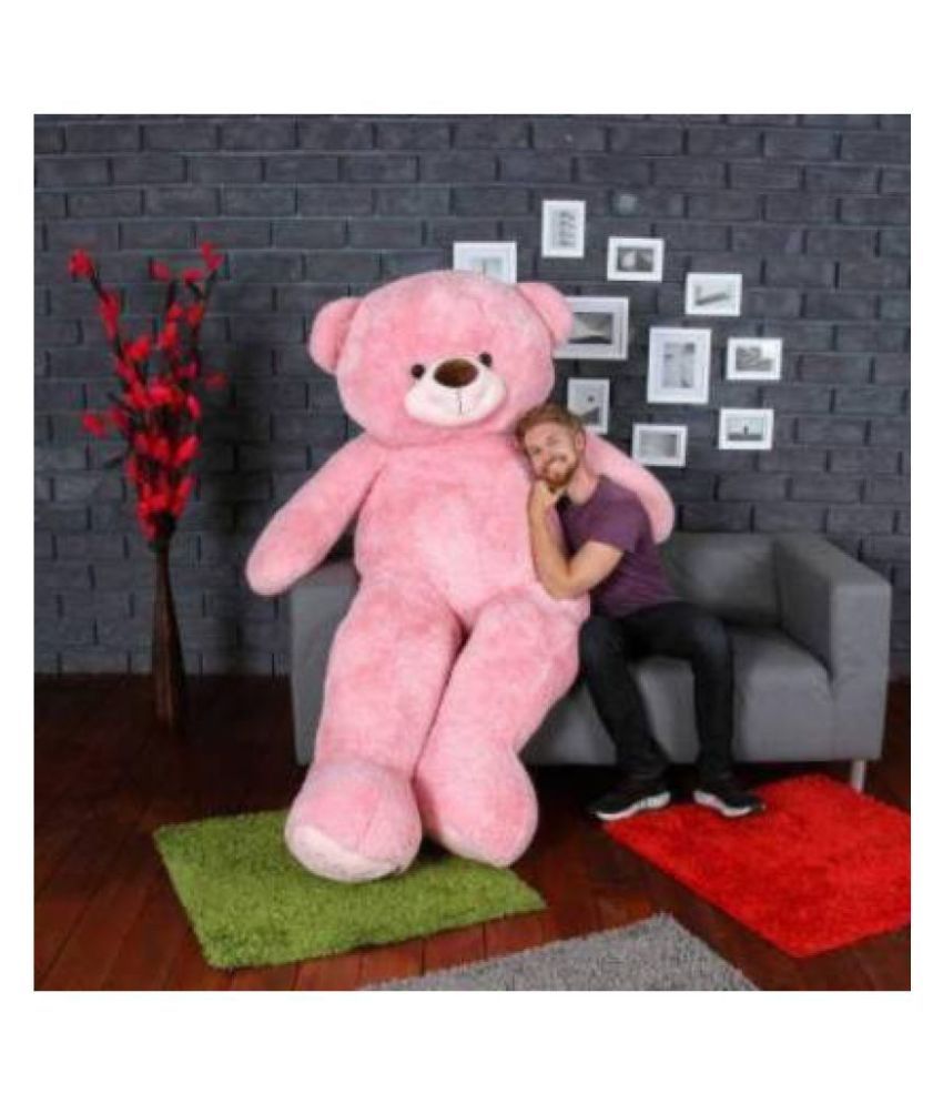 3 feet teddy bear pink