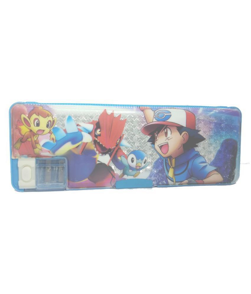 TSH Pokemon Cartoon Theme Art Plastic Pencil Box with LED light: Buy Online  at Best Price in India - Snapdeal