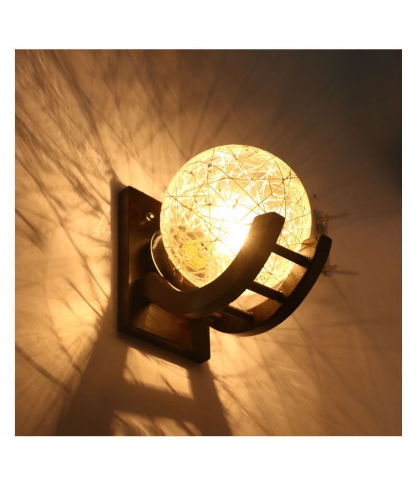    			AFAST Glob Wall Lamp Glass Wall Light White - Pack of 1