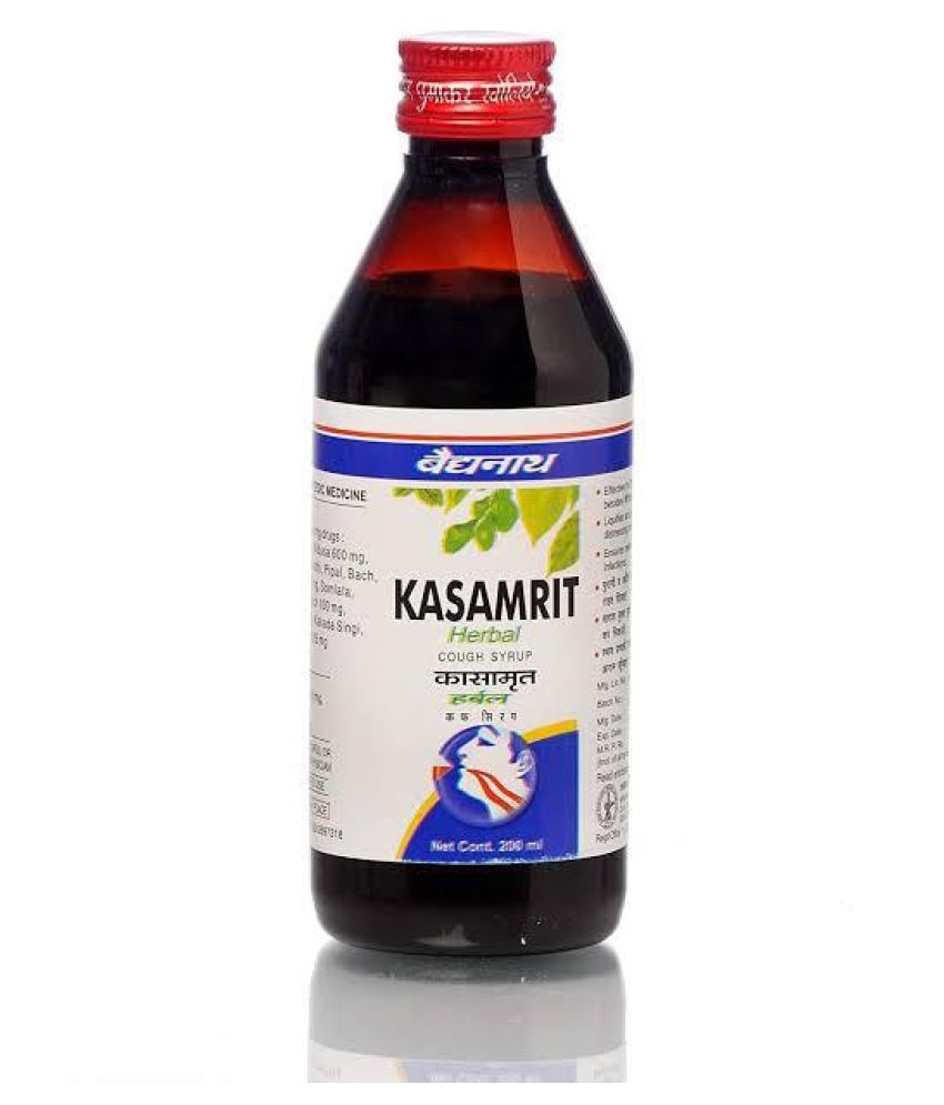 Baidnath KASAMRIT HERBAL COUGH SYRUP Liquid 100 ml Pack Of 5 Buy