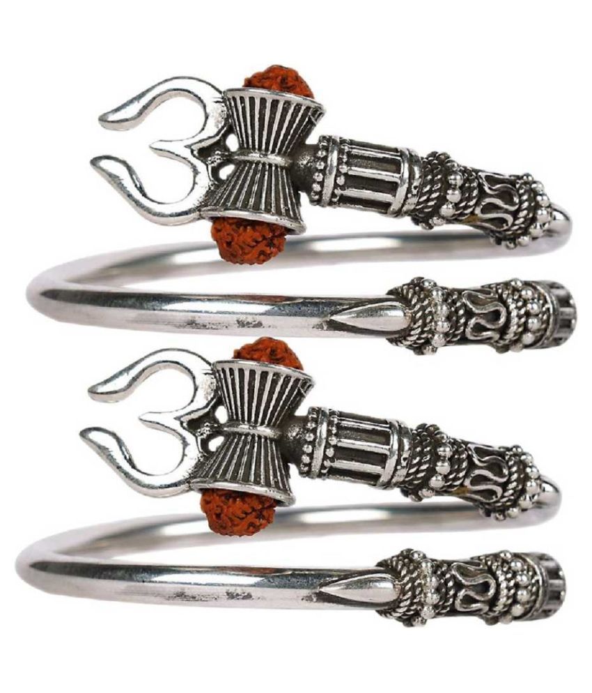     			PRATIMA COMBO OF SILVER TRIDENT DAMRU KADA