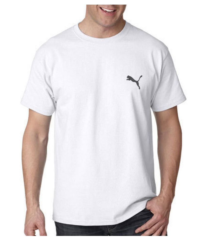 polyester t shirts white