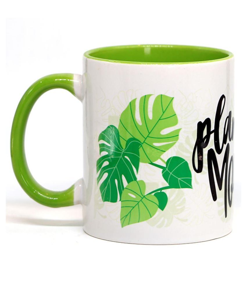 Lazy Gardener Plant Mom Cute Ceramic Coffee Mug 1 Pcs 325 Ml Buy Online At Best Price In India 