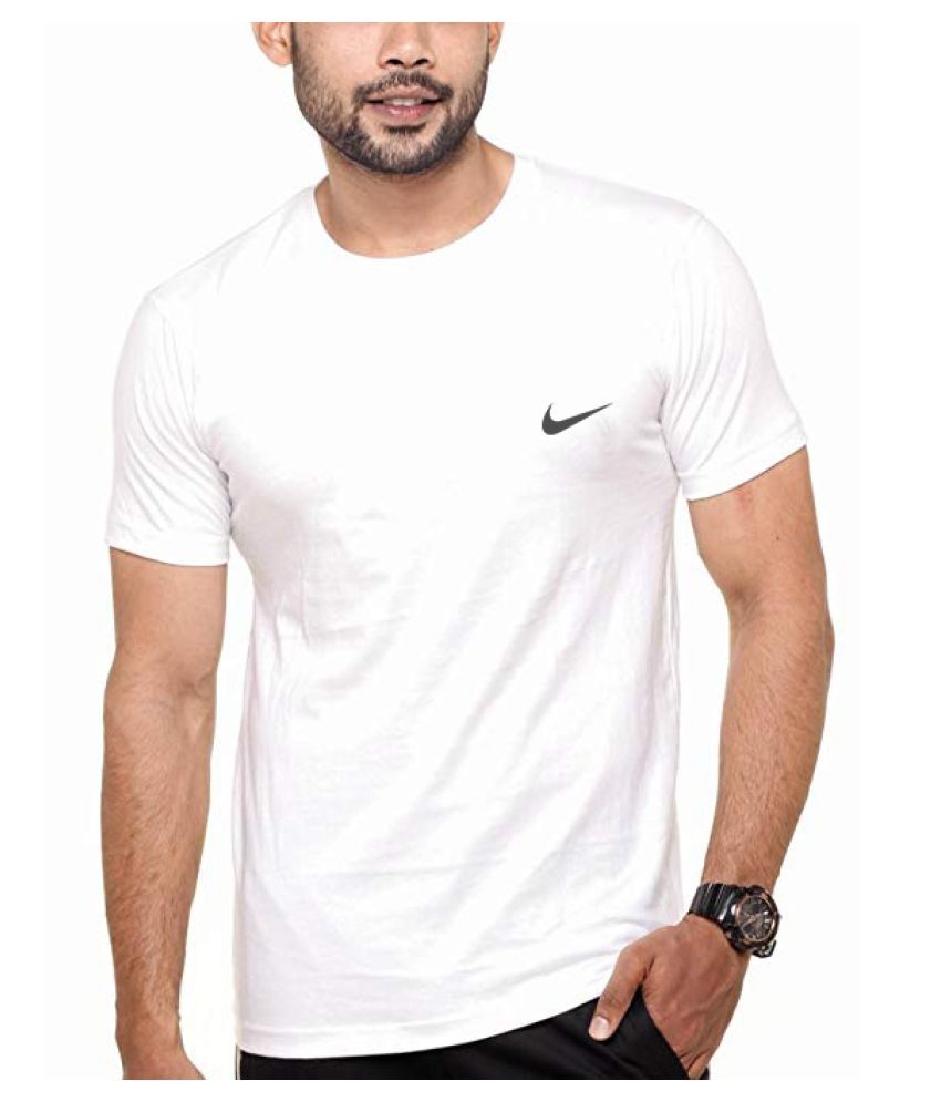 polyester t shirts white