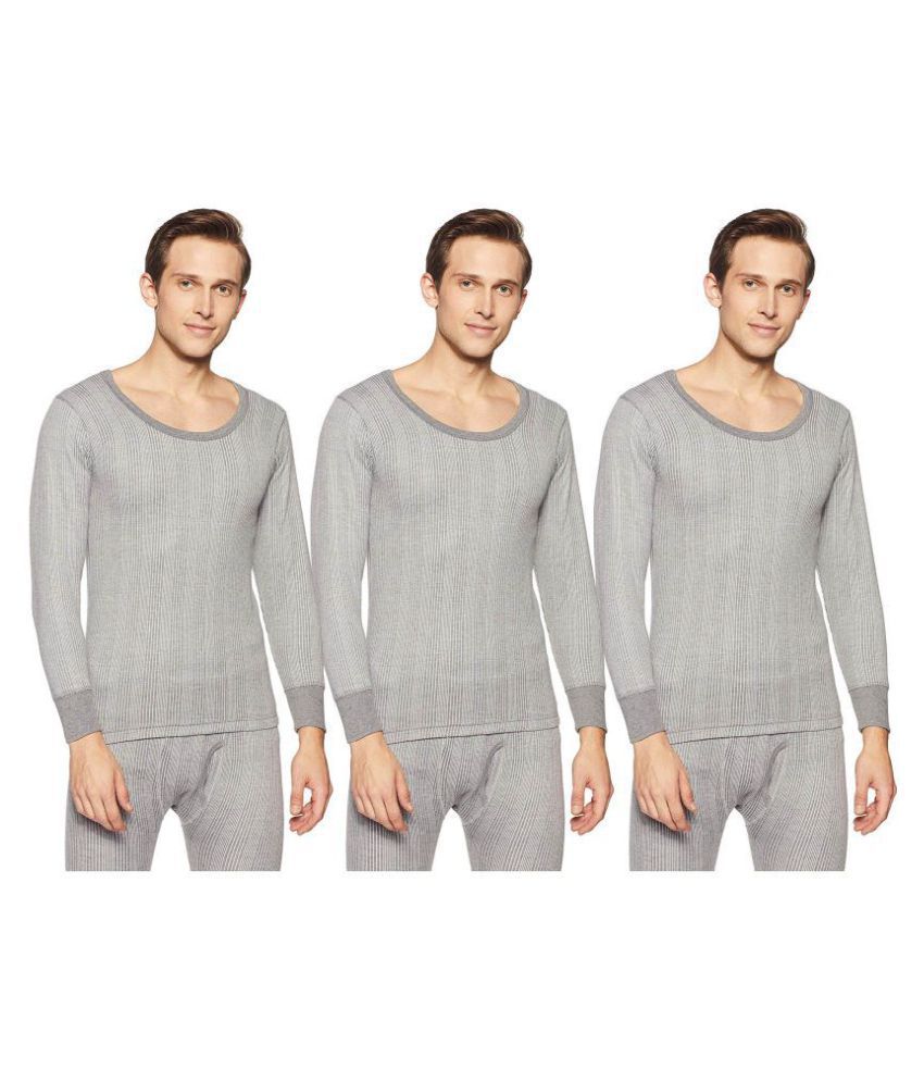     			Dixcy Scott Grey Thermal Upper Pack of 3