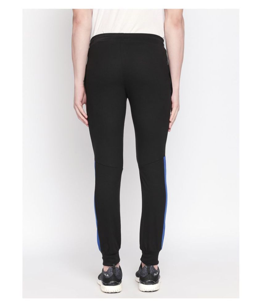 womens black cotton joggers