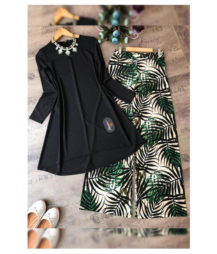 black frock style kurti