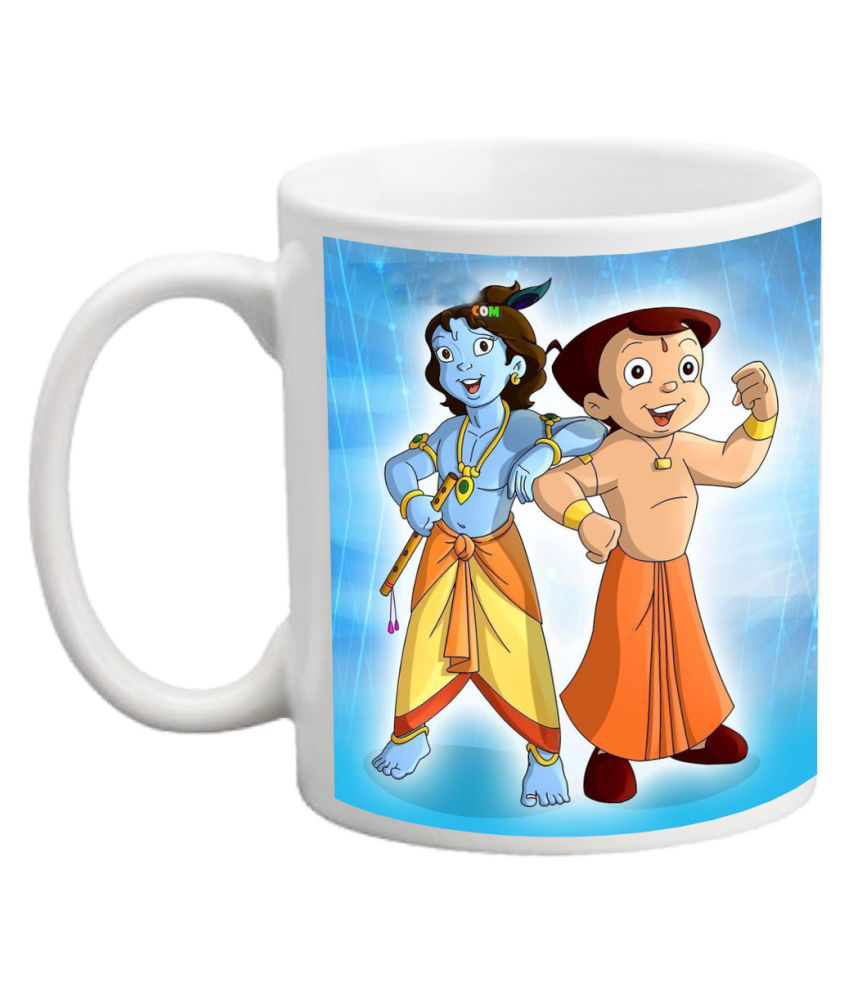 Anjali Digital Chhota Bheem Krishna Ceramic Coffee Mug 1 Pcs 350 mL: Buy  Online at Best Price in India - Snapdeal