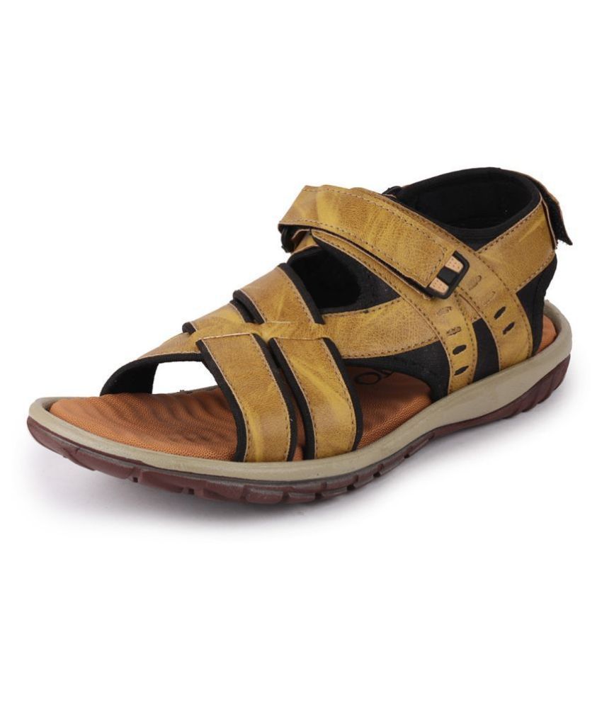 beige leather sandals