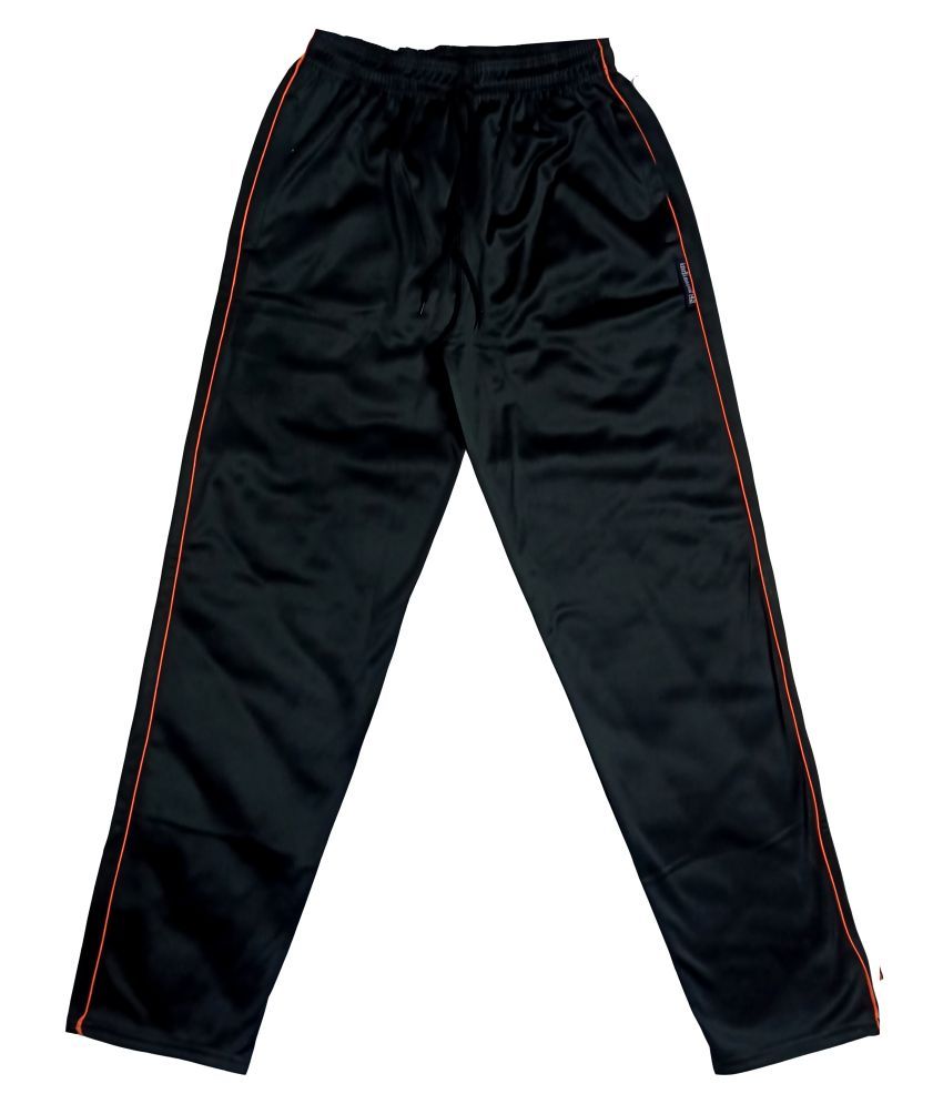 big trefoil abstract polyester track pants