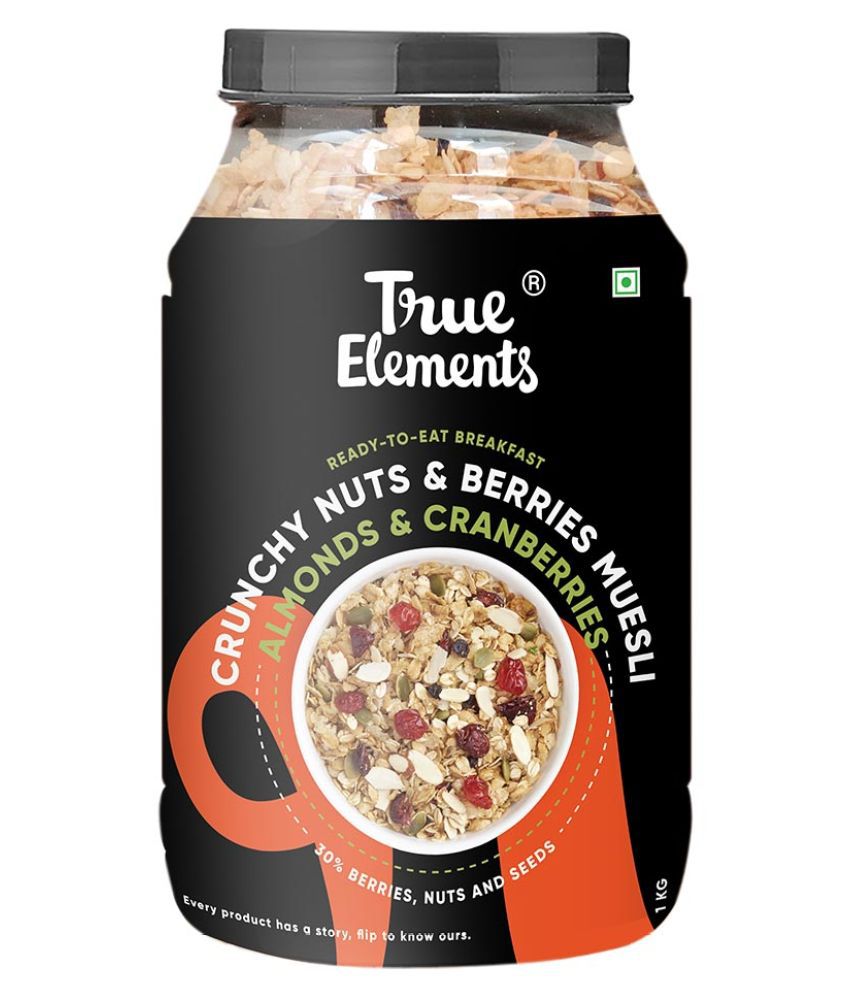    			True Elements Crunchy Nuts & Berries Muesli 1 kg