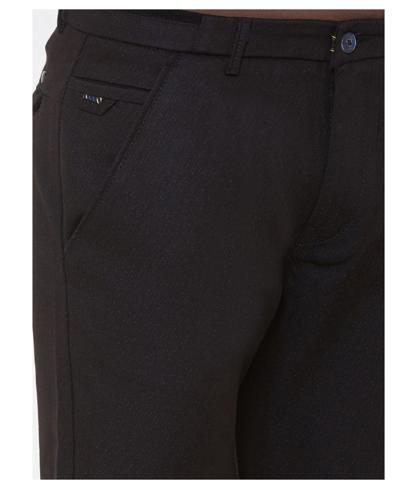 black slim fit trousers womens