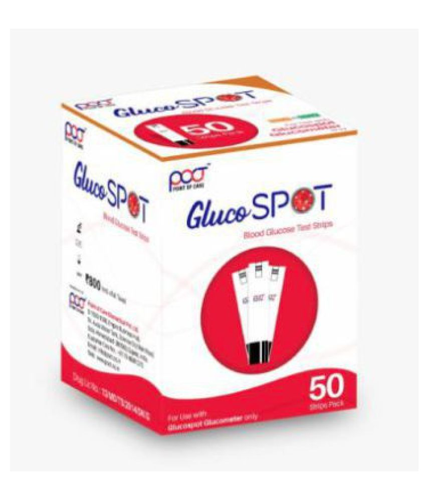     			POCTgluco Spot Sugar Test Strips(Pack of 50)