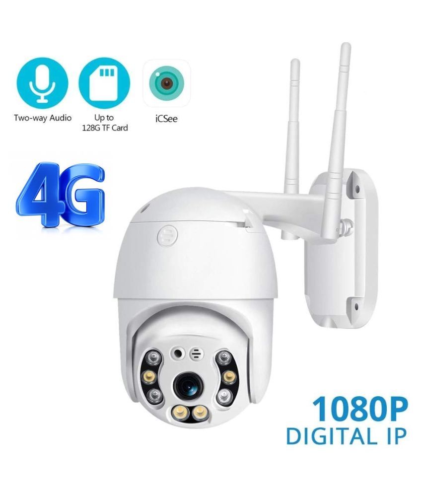 Auctus 4g 1080p Color Night Vision Ptz 2 Mp Cctv Camera Connect To Other Wifi Camera Laptop Mobile Surveillance Kit Price In India Buy Auctus 4g 1080p Color Night Vision