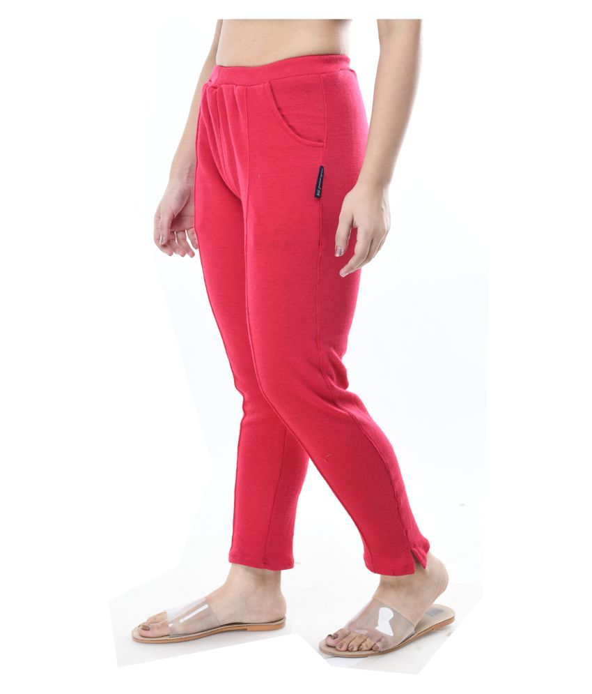 woolen track pants