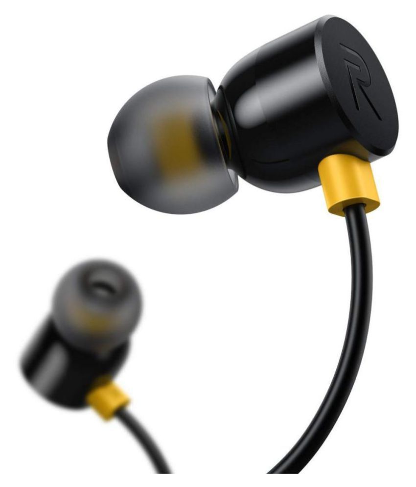 Buy Realme Earbuds On Ear Headset with Mic BLACK Online at Best Price