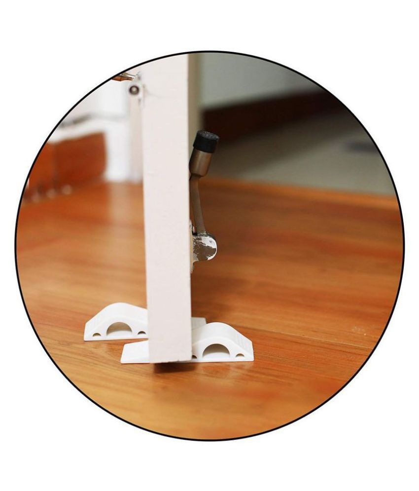     			SAFE-O-KID White Door Stopper & Guards ( 2 pcs )