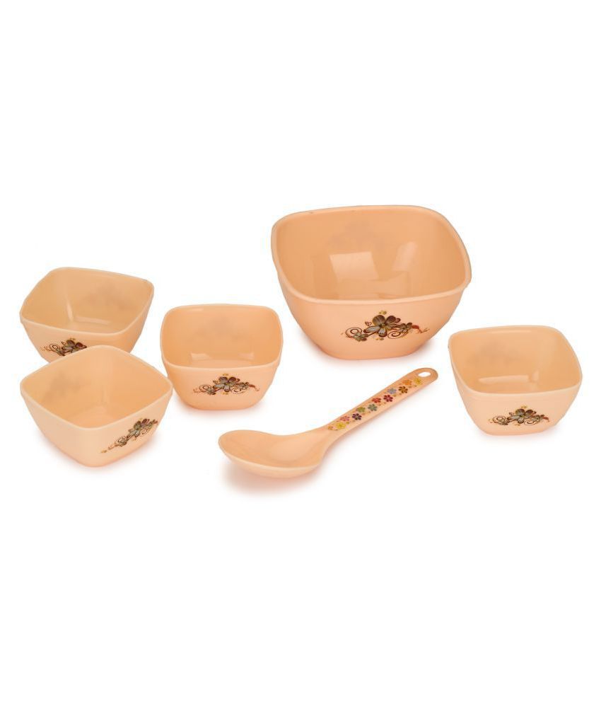     			Somil na Plastic Dinner Set of 6 Pieces