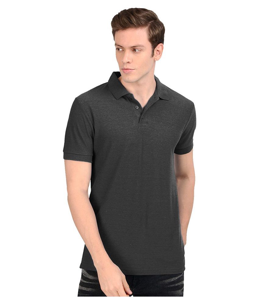 charcoal polo t shirt