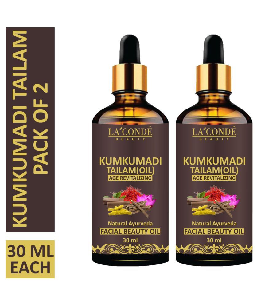 La'Conde Kumkumadi Tailam Night Face Oil For Skin Lightening Face Serum