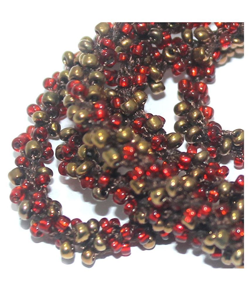 Beadsnfashion Multicolor Seed Bead String for Jewellery Making, Beading ...