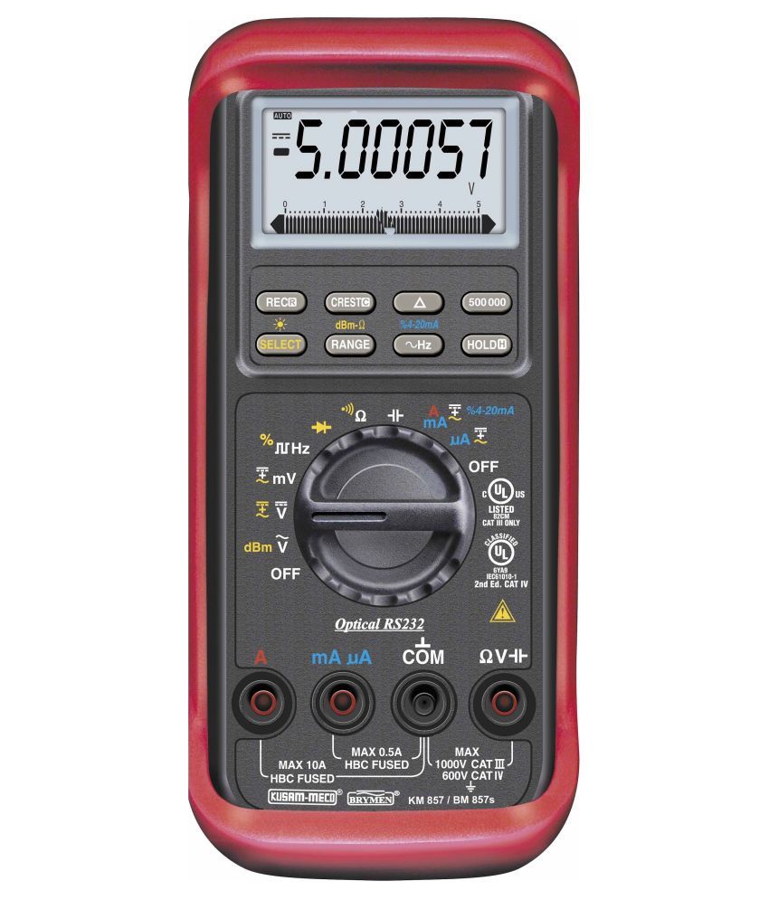 Buy KM857 54/5 DIGITS 50000/500,000 COUNTS HAND HELD TRMS DIGITAL