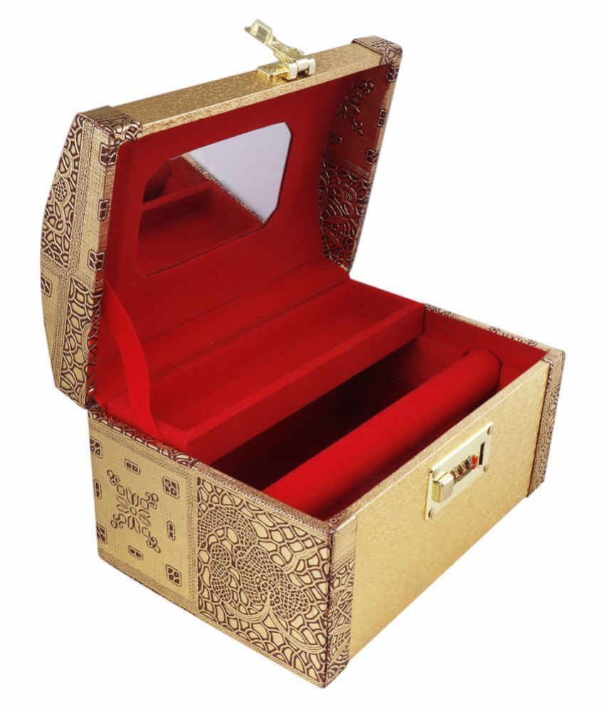 Topko Wooden Handmade Jewellery Box vanity box makeup kit jwellery