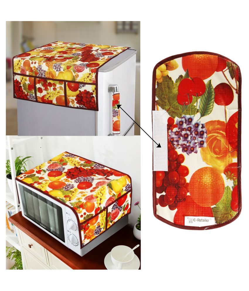     			E-Retailer Set of 3 PVC Multi Fridge Top Cover