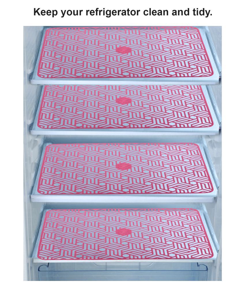     			E-Retailer - Multicolor PVC Fridge  Mats (Pack of 4)