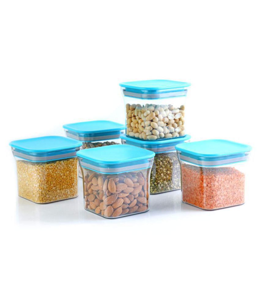     			Analog kitchenware Pasta,Grocery,Dal Polyproplene Food Container Set of 6 550 mL