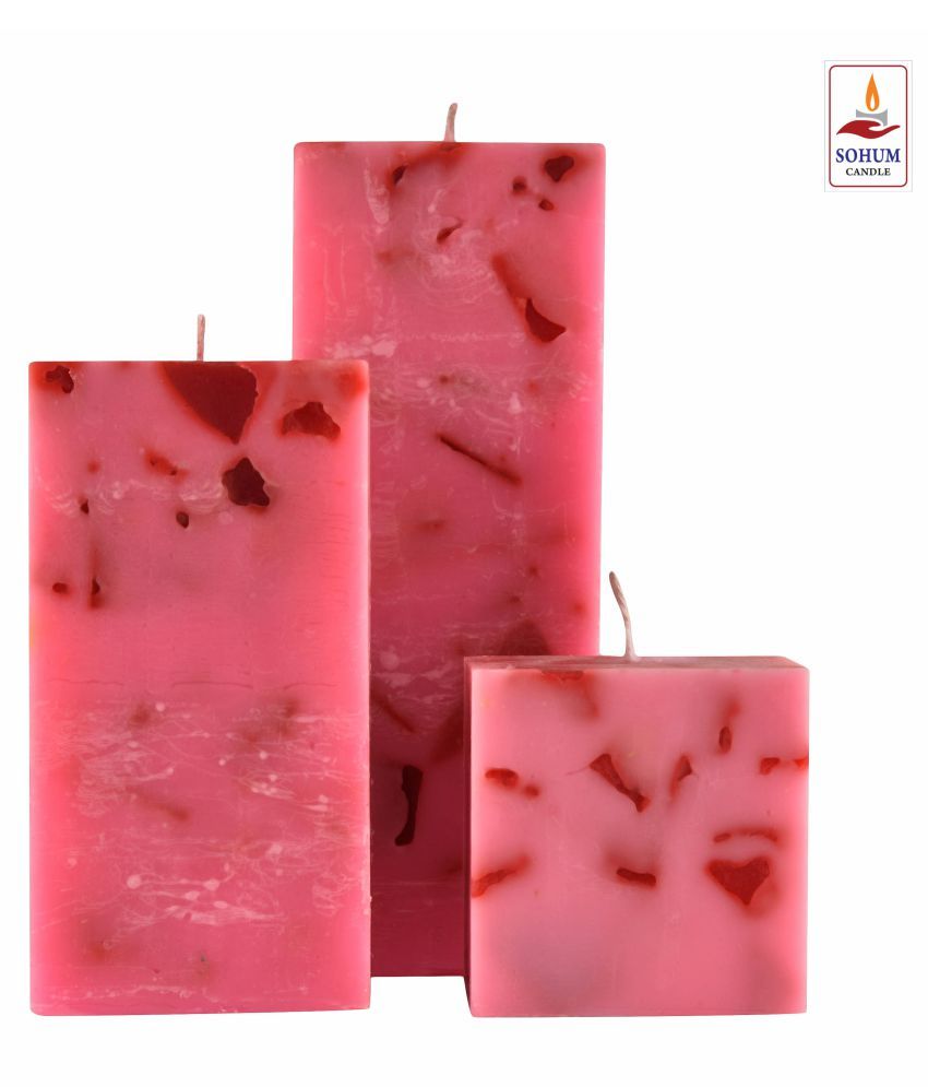 SOHUM CANDLE Multicolour Wax Tea Light Pack of 3 Buy SOHUM CANDLE Multicolour Wax Tea Light