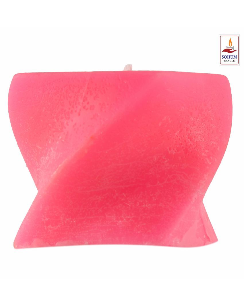 SOHUM CANDLE Pink Wax Tea Light Pack of 6 Buy SOHUM CANDLE Pink Wax