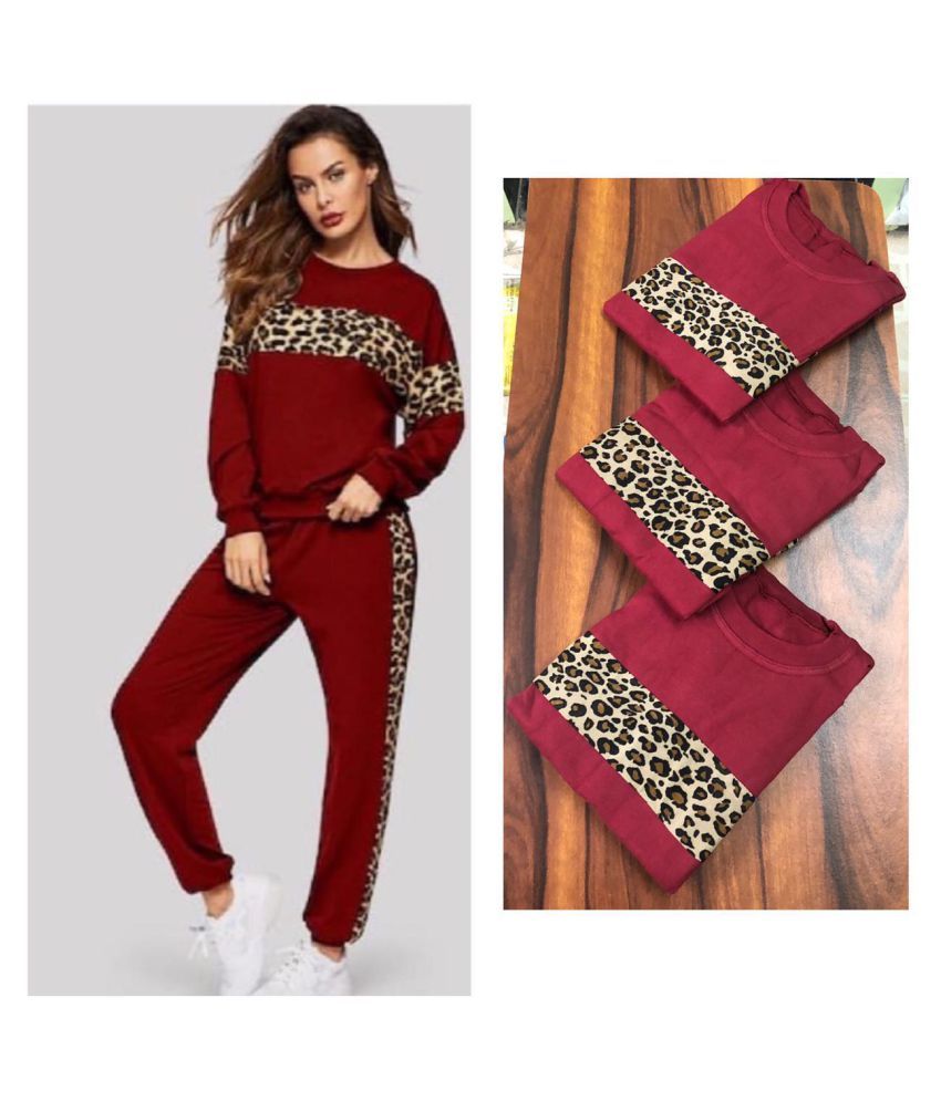 printed tracksuit bottoms