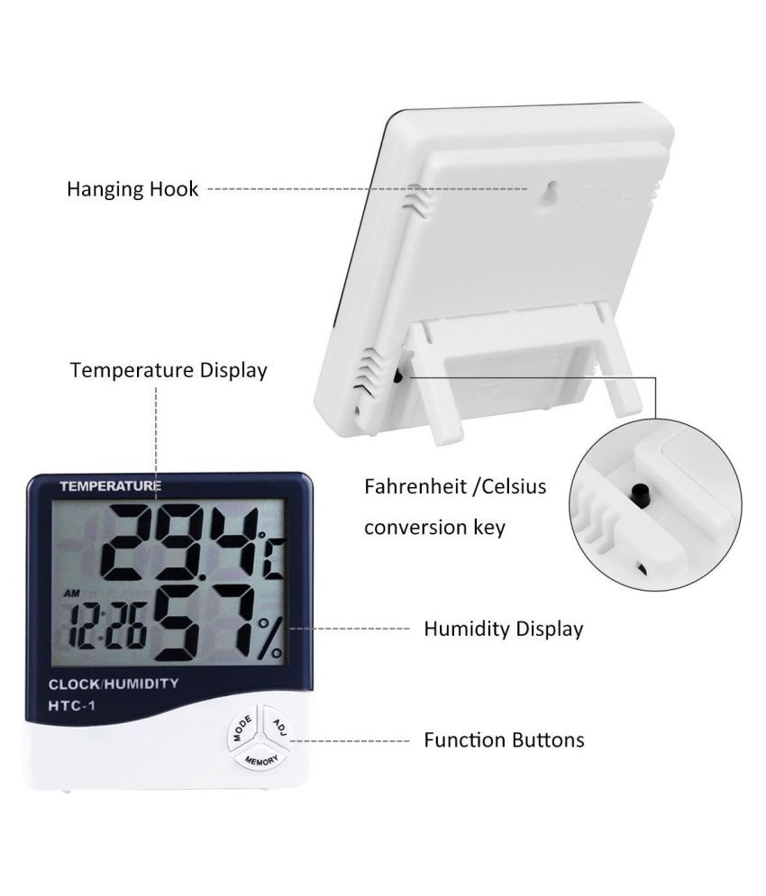 MEDICA HTC1 Digital Hygrometer LCD Humidity Meter Room HTC1 Buy