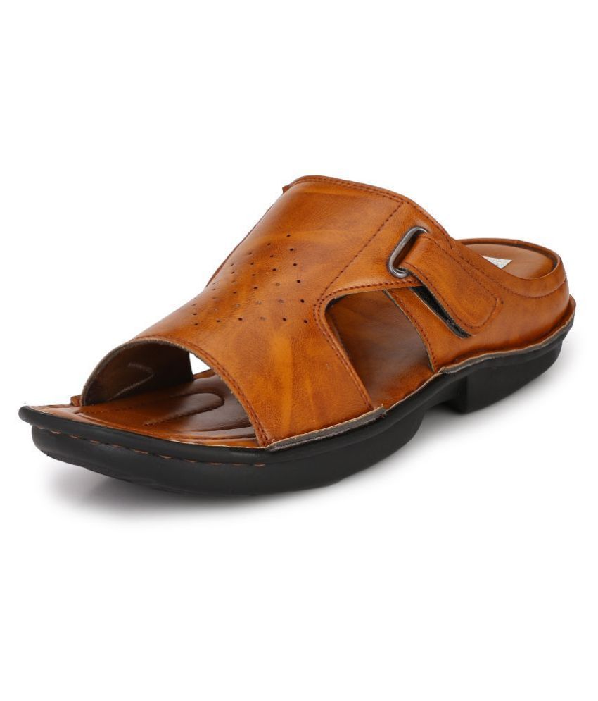 bucik tan leather slippers