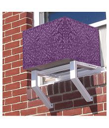 E-Retailer Single PVC Purple AC Cover for 1.5 Ton Window AC