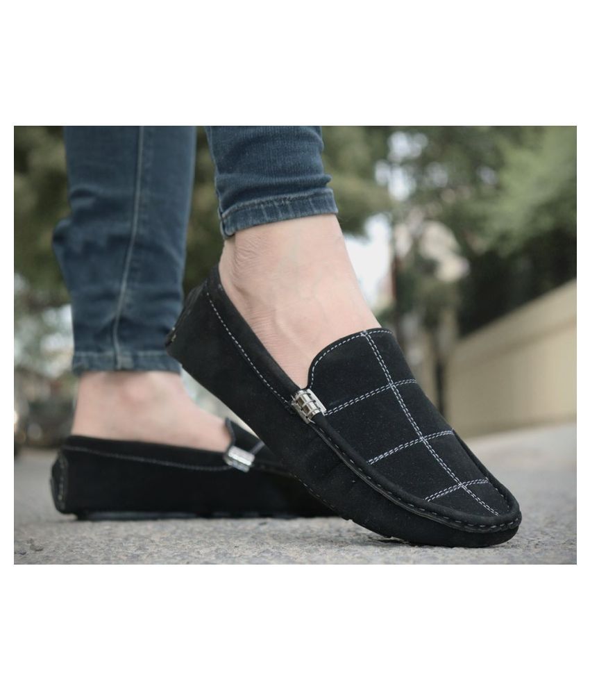 leather loafers flipkart