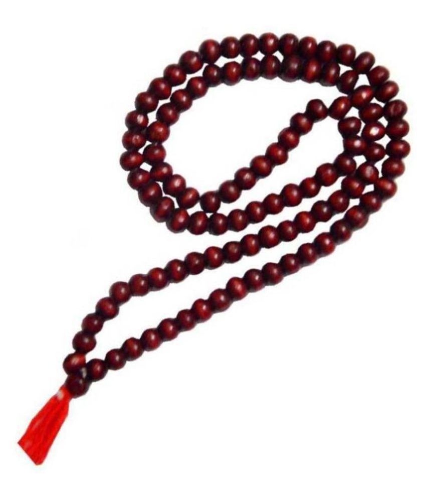     			DvR ClicK 100% Original and Natural Red sandalwood (Lal chandan) mala 108+1 Beads