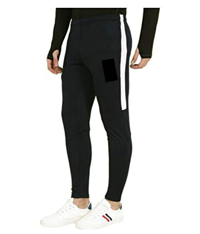 all black track pants