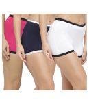 N-Gal Pack of 3 Cotton Women's Boy Shorts ( Multi Color )