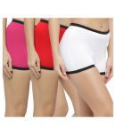 N-Gal Pack of 3 Cotton Women's Boy Shorts ( Multi Color )