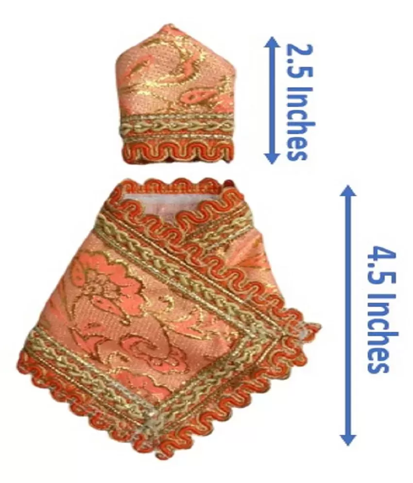 Shop Sai Baba Dress Velvet Plain Assorted Color-12 Inches