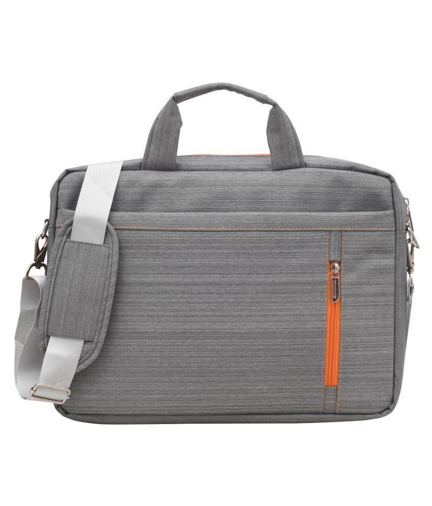 Buy AQUADOR 1480 Grey Fabric Office Bag Online at Best Price in India ...